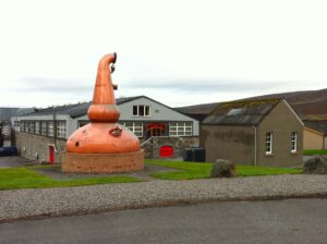 Alambic en cuivre à la distillerie Glenfarclas